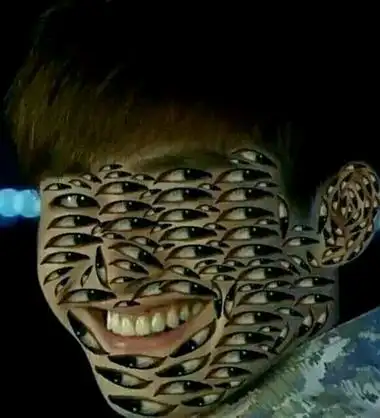 张翰的的眼睛图片 密集恐惧症太吓人