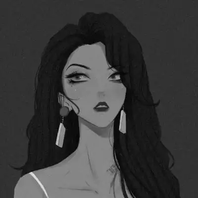 黑白拽姐头像动漫 高清好看的高冷黑白女头像动漫图片_女生动漫头像