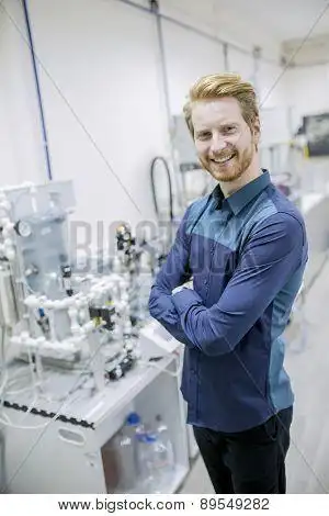 engineer in the factory