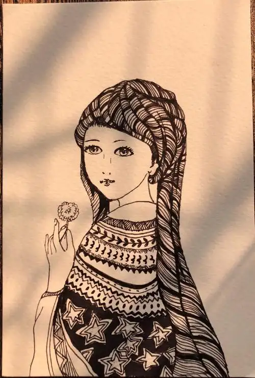 儿童线描画 人物! - 堆糖,美图壁纸兴趣社区