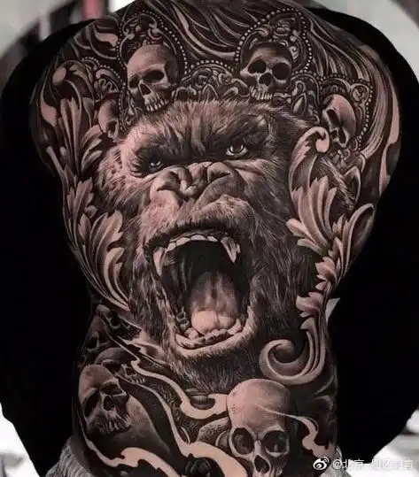 满背纹身##欧美纹身素材##北京纹身