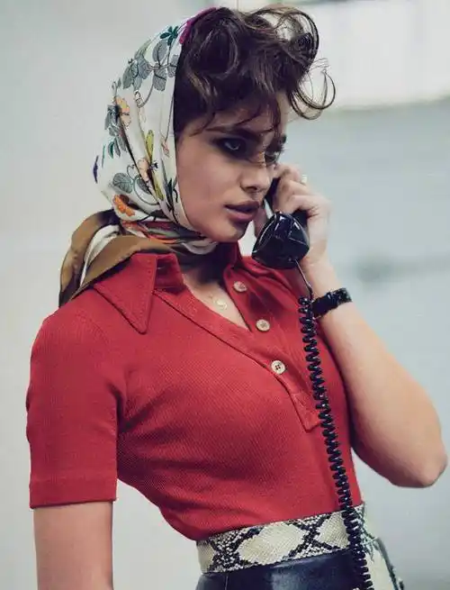 超模泰勒·希尔 (taylor hill)拍摄的时尚杂志大片_an_封面_故事