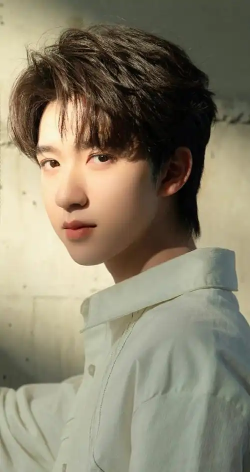 贺峻霖白衬衫光影随拍