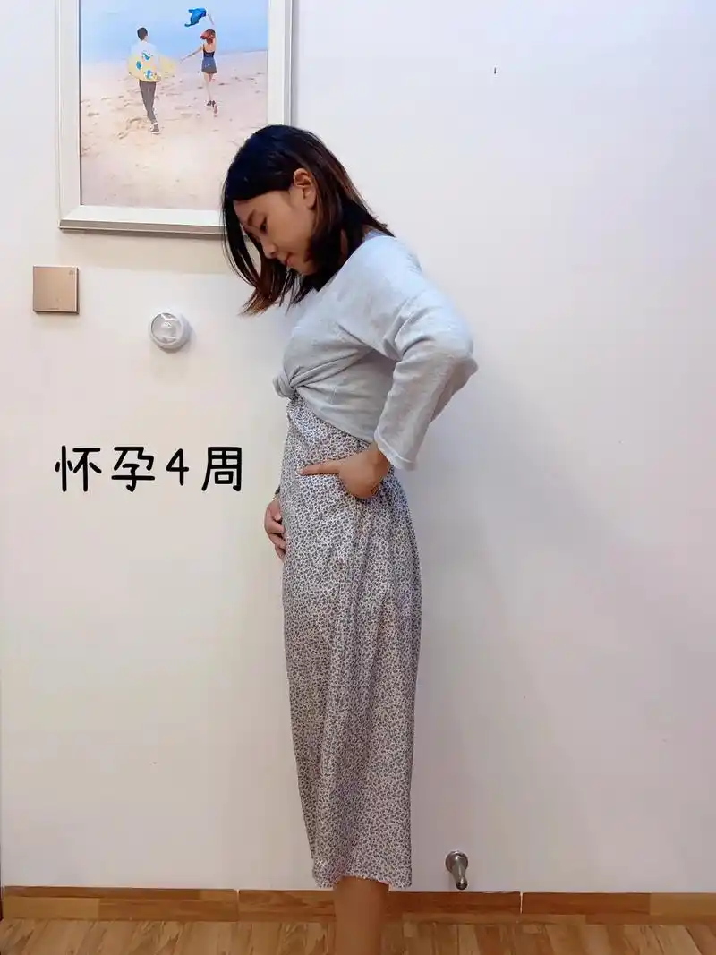 这是一条积攒了快十个月的视频,记录自己的肚子一点点大起来.