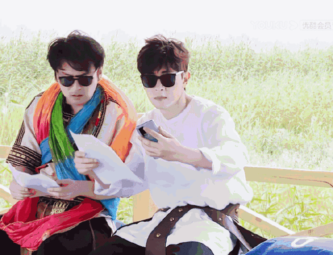 雷佳音邓伦牵手照