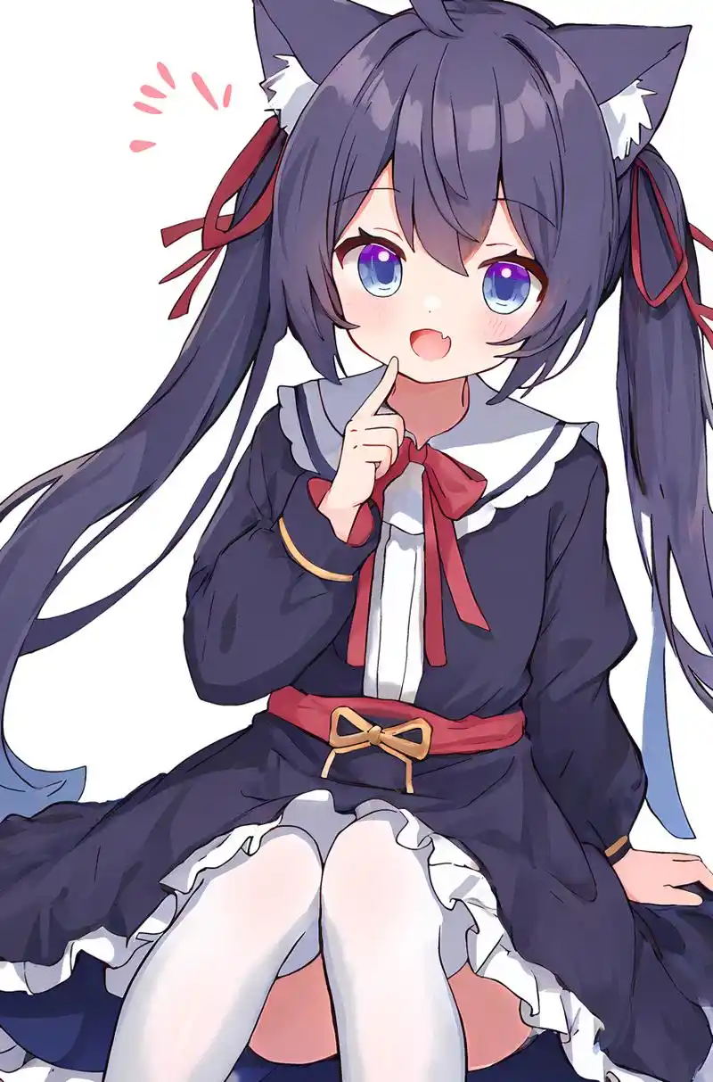 可爱的猫耳萝莉,可爱即是正义#二次元美图# #我爱二次元# #二次元萌妹