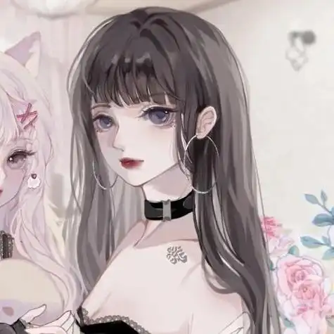 古风闺蜜头像一左一右萌萌哒:全世界只有你一个