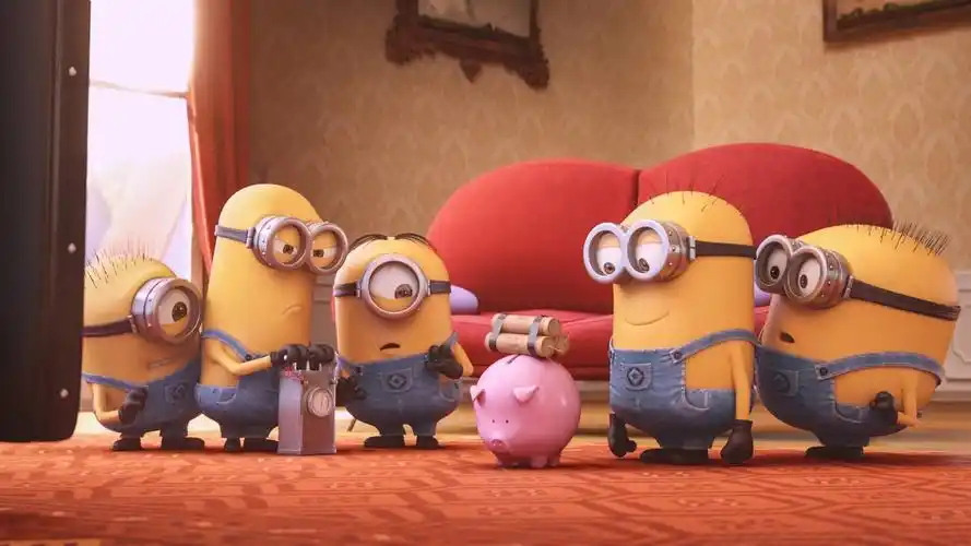 首页 桌面壁纸 卡通动漫 可爱搞笑的小黄人卡通图片桌面壁纸1920_1080