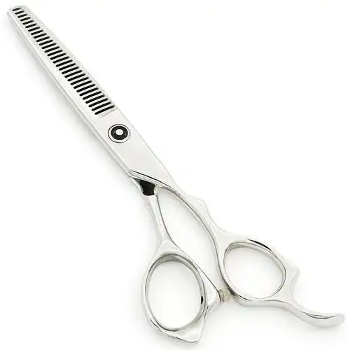 锋羊 专业理发剪刀 美发剪刀 平剪 牙剪 组合套装 理发师专业工具黑色