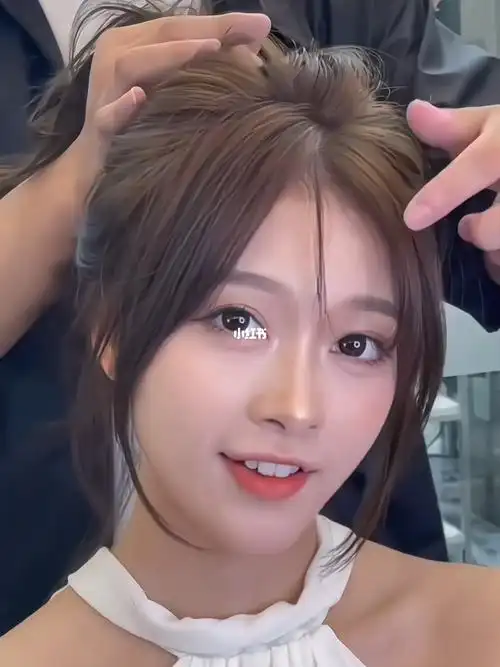 解锁修颜刘海龙须空气刘海