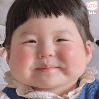 萌娃丸子妹表情包动图可爱的表情包