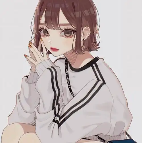 卡通手绘女头像