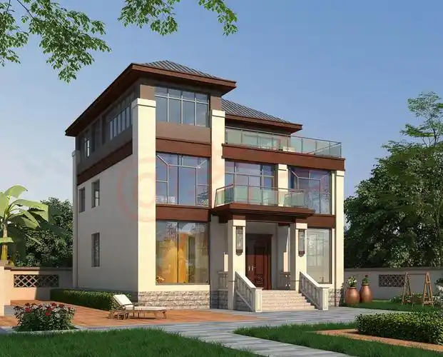 千里挑五,建房师给了5款农村自建房别墅外观图,哪套更好看?