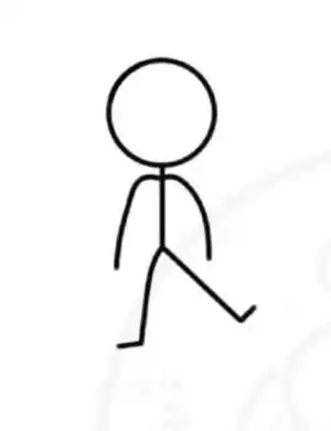 惊蛰打小人    准备一张白纸,用黑笔画火柴人(如图)的简笔画,觉得有几