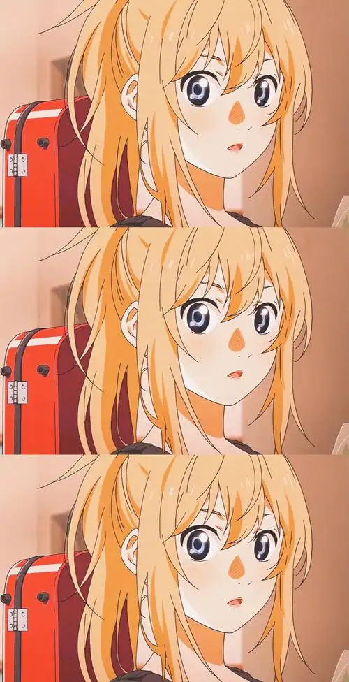 动漫美女宫园薰拼接手机壁纸