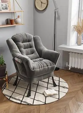 单独沙发椅单人沙发椅小尺寸客厅懒人沙发宿舍电脑椅子阳台躺椅