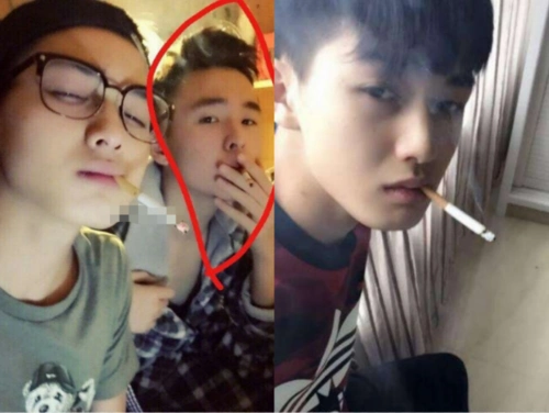 王源吸烟之后,蔡徐坤吸烟,最后看到她也吸烟后,粉丝不淡定了