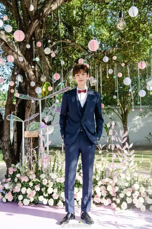 许愿树下西装领结,有款有型的董伴郎上线,你要不要pick一下?@_董大力