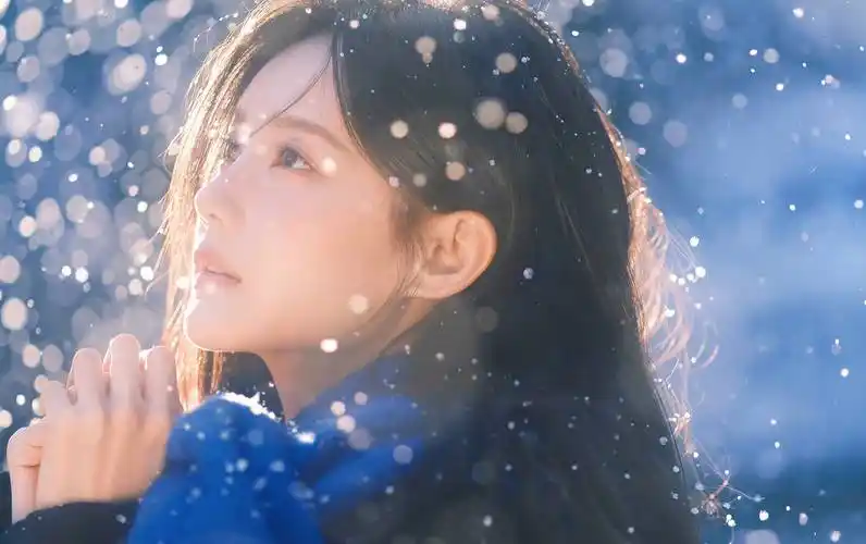 李一桐晒雪景大片 笑容甜美治愈有韩剧女主既视感_照片_魅力_平台