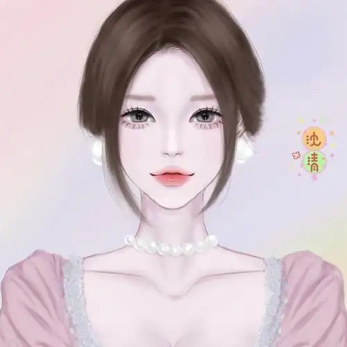 堆糖一婉手绘女生头像