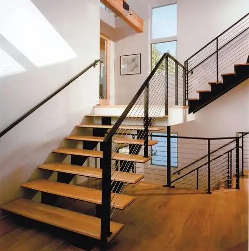 木踏板欧式楼梯装修效果图