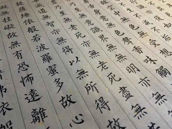 《心经》第一次练,很静心～#每日练字打卡  #硬笔书法  #写字是一种