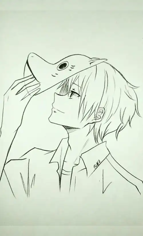 知道我画的是哪个动漫的男主么?