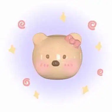 3d立体可爱小熊头像