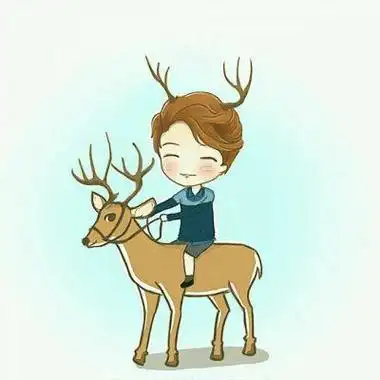 q版鹿晗卡通动漫头像