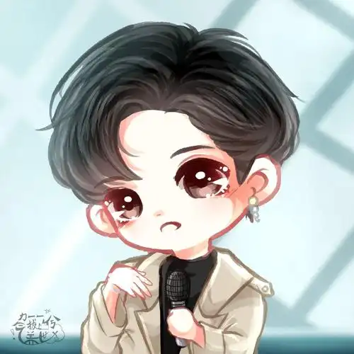 有什么很可爱的张艺兴的卡通图像