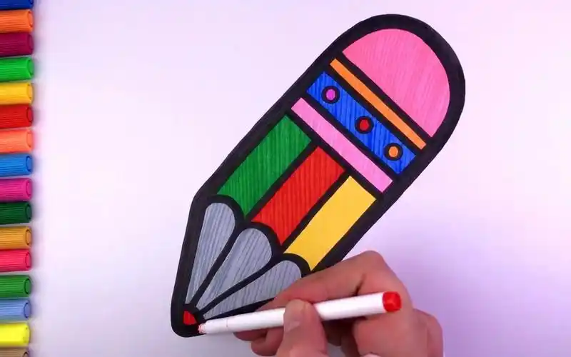 儿童简笔画教孩子画铅笔