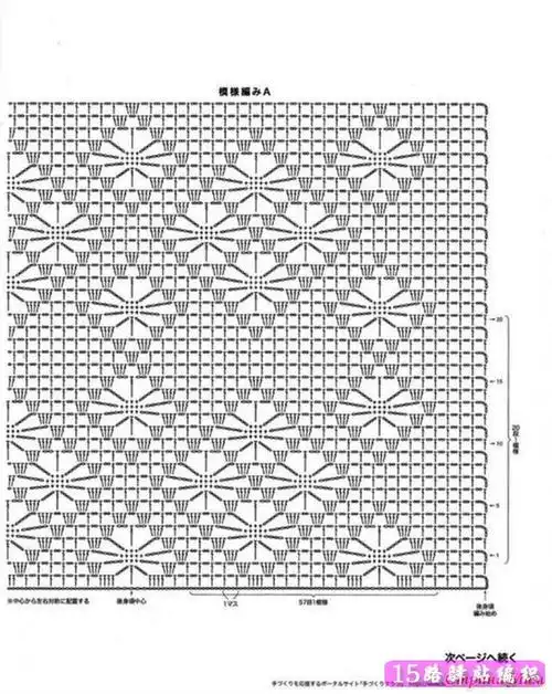 俄罗斯钩编达人用网格蜘蛛花样钩织的连衣裙图