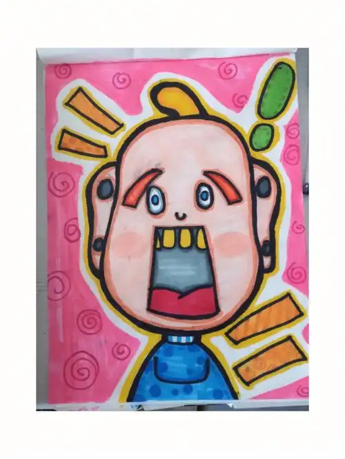 五年级下册夸张的脸