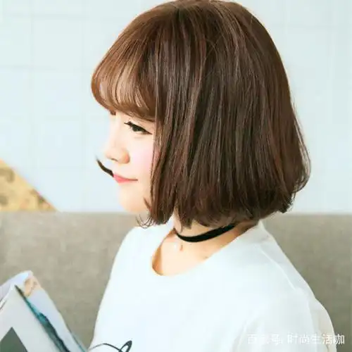 梨花头短发内扣发型 内扣设计更修颜瘦脸