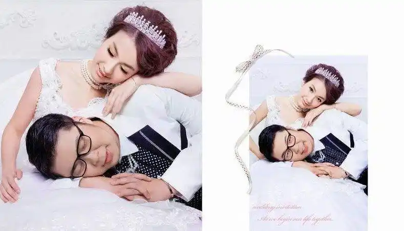 海涛吴昕甜蜜婚纱照图片曝光817