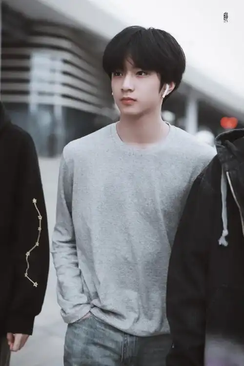 以及 全世界上穿纯色t最帅的人——刘耀文!