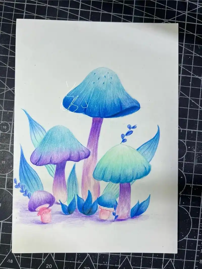 跟着抖音学画画 #一学就会系列 #彩铅画画 - 抖音