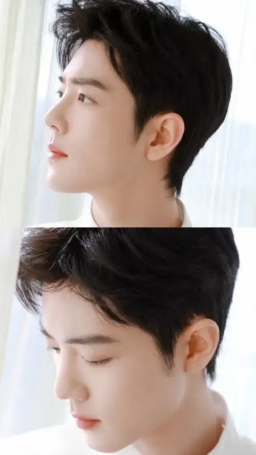 肖战##肖战我喜欢你#阳光打在侧脸上真的太好看了!