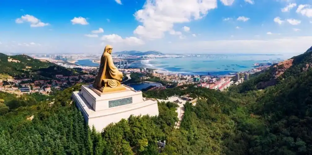 给大家分享一个童年阴影,威海赤山大佛