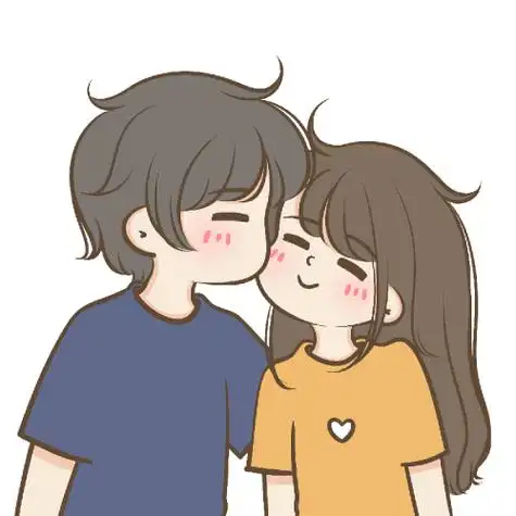 萌卡通头像情侣图片,追求平安和幸福的生活