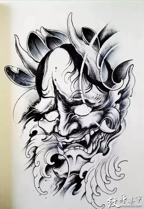 般若纹身,般若纹身手稿,般若纹身手稿图案