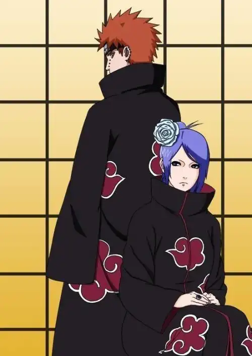 谁给我些火影中长门和小南的图片,好看点的.