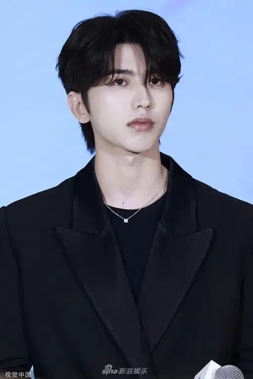 组图:蔡徐坤出席活动 穿黑西装搭中分发型帅气有型