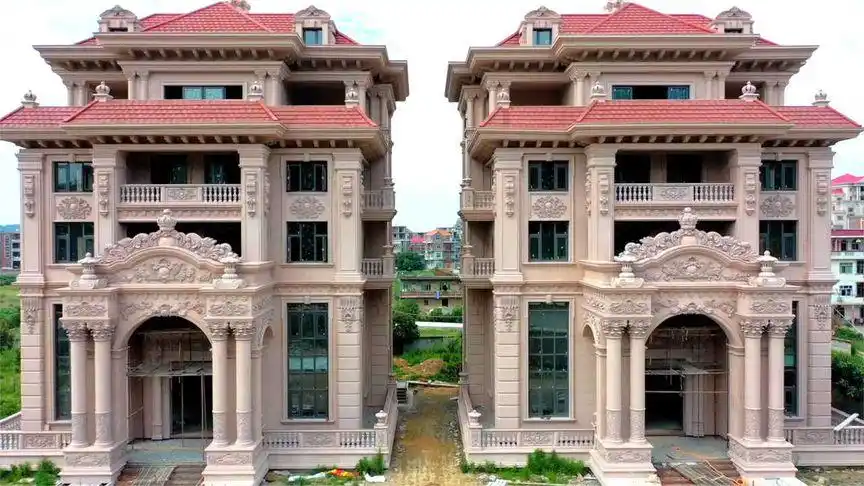 莆田某村两兄弟团结互助,共同致富盖别墅!