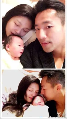 陈晓陈妍希得子晒照公布喜讯看明星宝宝第一张照片谁最萌