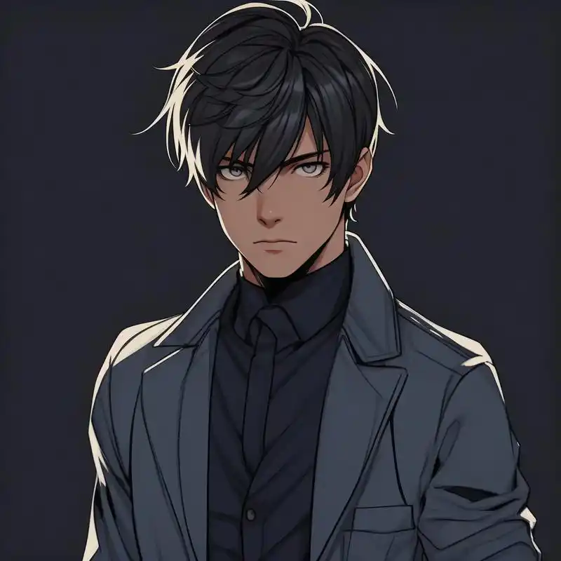 97漫画风帅哥头像,霸气冷酷99