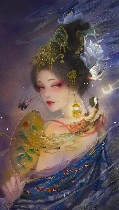 超仙的古风小姐姐插画快拿去做头像吧