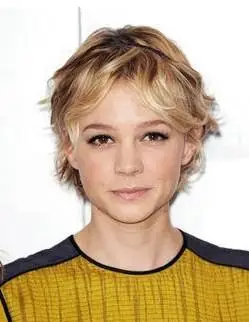 女生自来卷短发发型图片(3)_卷发发型_西子美发网