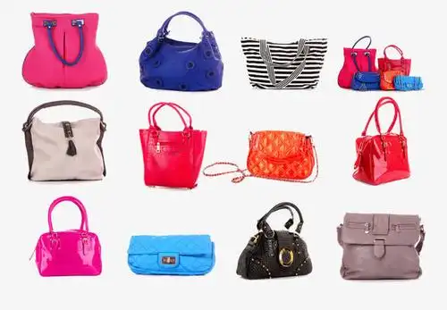 各种各样的女士皮包