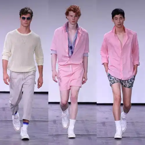 纽约时装周!又一场性感男模泳装秀parke & ronen!